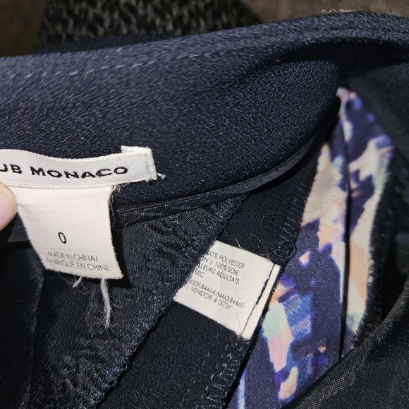 Club Monaco Floral Stripe Trousers - Picture 5 of 5